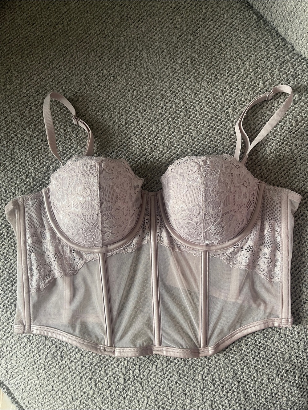 La SENZA Lace Corset Bustier Bra